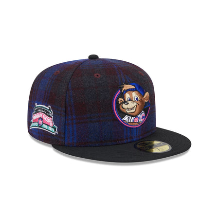 Chicago Cubs Mascot Plaid 59FIFTY Fitted Hat