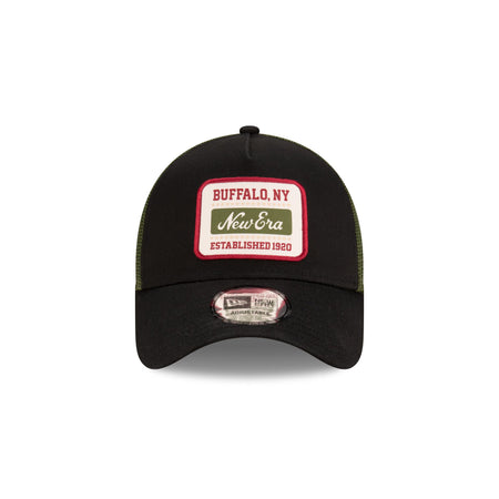 New Era Buffalo Black 9FORTY A-Frame Snapback Hat