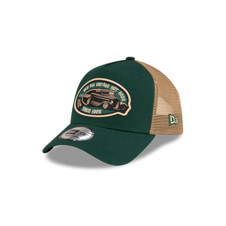 New Era Cap Green Hot Rod 9FORTY A-Frame Trucker Hat