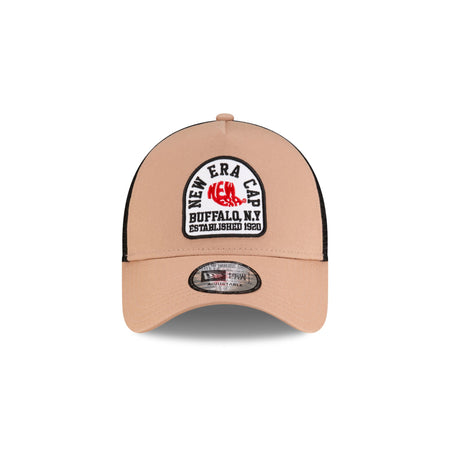 New Era Cap Tan Bug 9FORTY A-Frame Trucker Hat