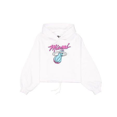 Miami Heat 2024 City Edition Women's White Hoodie