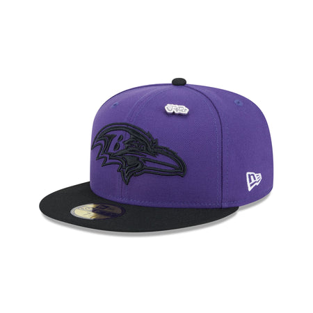 Baltimore Ravens 2024 Inspire Change 59FIFTY Fitted Hat