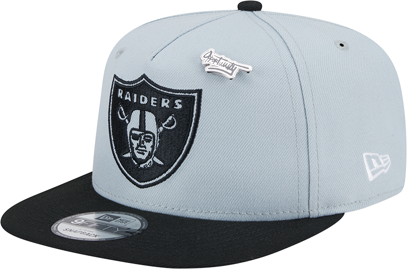 Las Vegas Raiders 2024 Inspire Change 9FIFTY A-Frame Snapback Hat