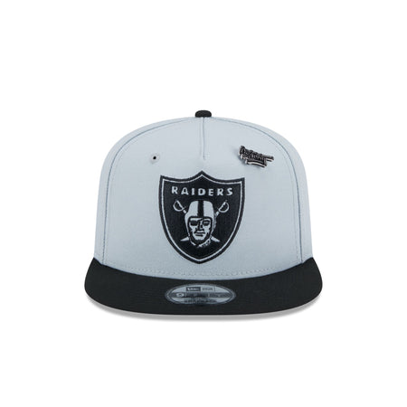 Las Vegas Raiders 2024 Inspire Change 9FIFTY A-Frame Snapback Hat