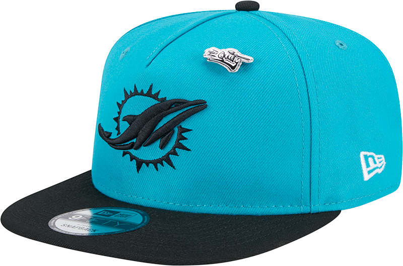 Miami Dolphins 2024 Inspire Change 9FIFTY A-Frame Snapback Hat