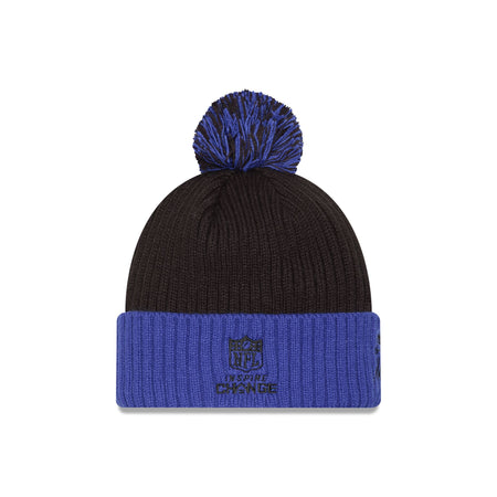 Buffalo Bills 2024 Inspire Change Pom Knit Hat