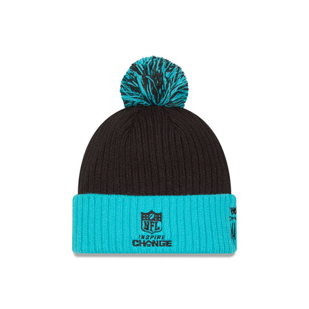 Miami Dolphins 2024 Inspire Change Pom Knit Hat