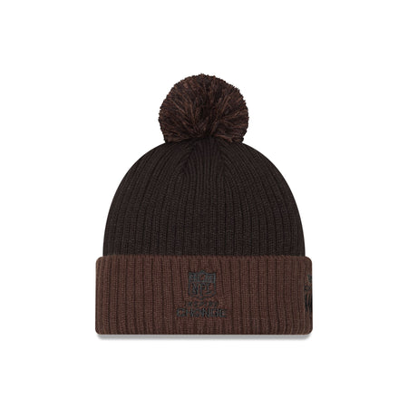 Cleveland Browns 2024 Inspire Change Pom Knit Hat