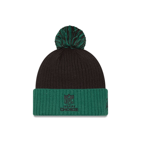 New York Jets 2024 Inspire Change Pom Knit Hat