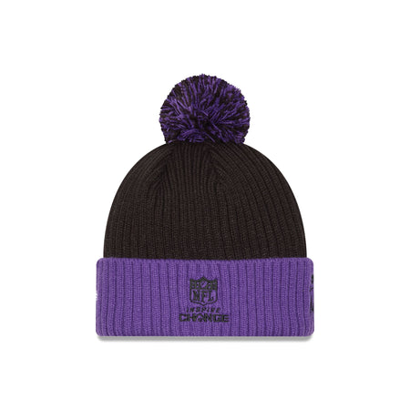 Minnesota Vikings 2024 Inspire Change Pom Knit Hat