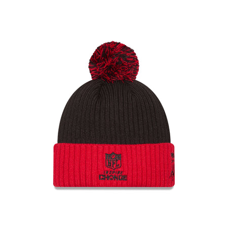 San Francisco 49ers 2024 Inspire Change Pom Knit Hat