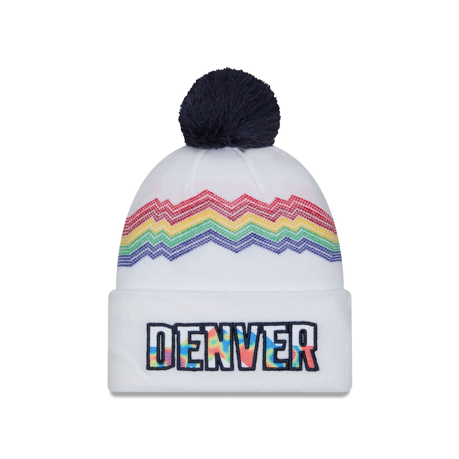 Denver Nuggets 2024 City Edition Pom Knit Hat