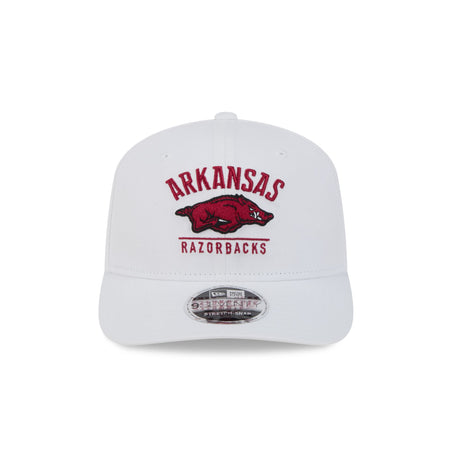 Arkansas Razorbacks Optic White 9SEVENTY Stretch-Snap Hat