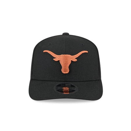 Texas Longhorns Basic Black 9SEVENTY Stretch-Snap Hat