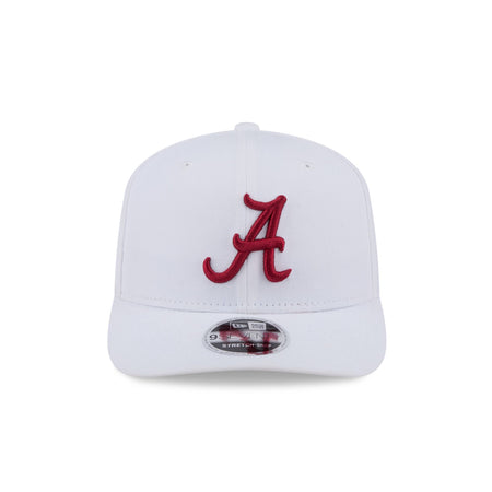 Alabama Crimson Tide Basic White 9SEVENTY Stretch-Snap Hat