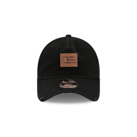 Forge Leather Patch Black 9FORTY A-Frame Adjustable Hat