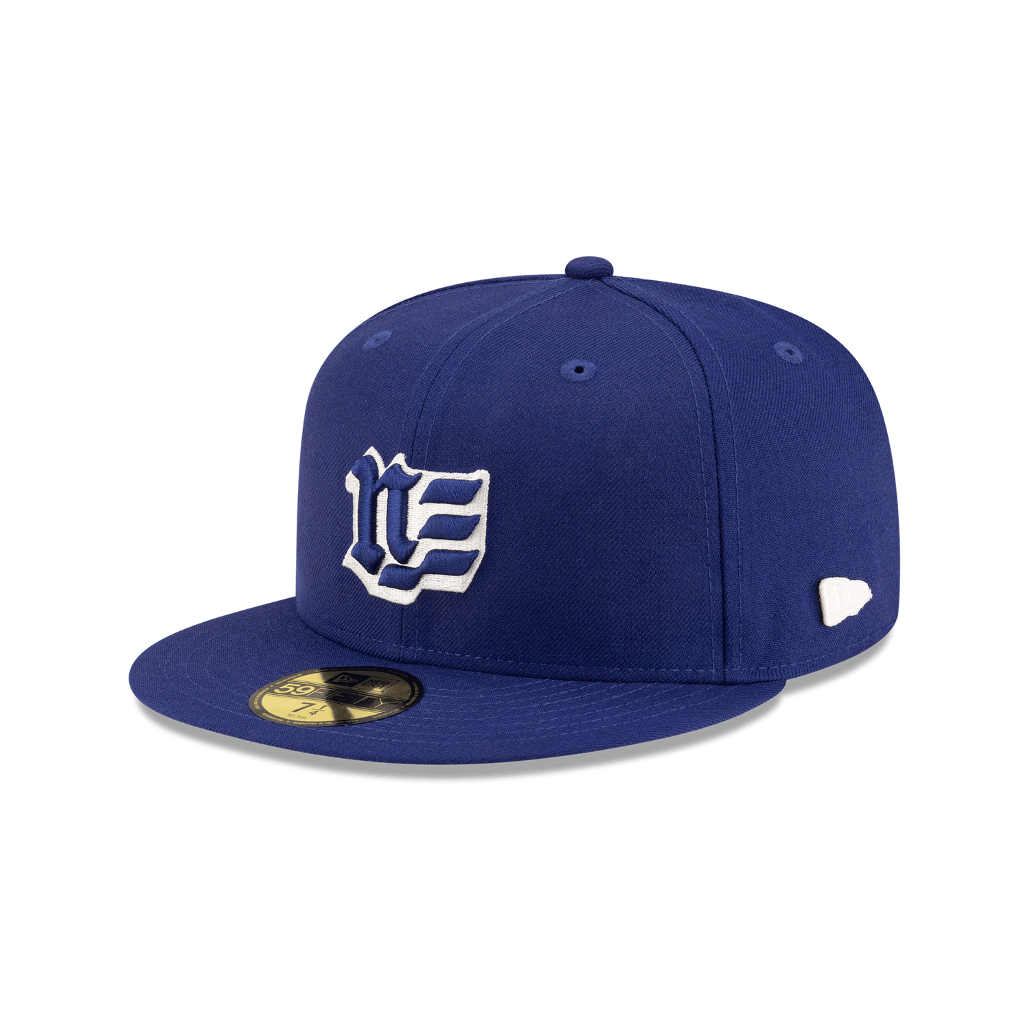 Brand New Era Blackletter Dark Royal 59FIFTY Fitted Hat