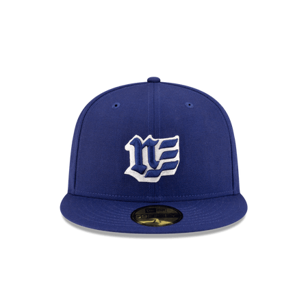 Brand New Era Blackletter Dark Royal 59FIFTY Fitted Hat