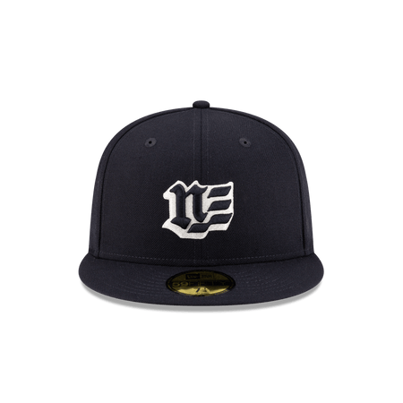 Brand New Era Blackletter Navy 59FIFTY Fitted Hat