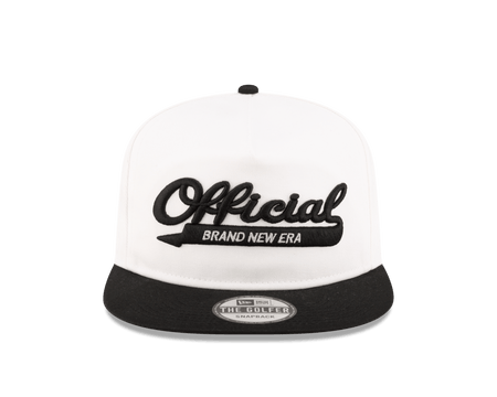 Brand New Era Official College White Golfer Snapback Hat