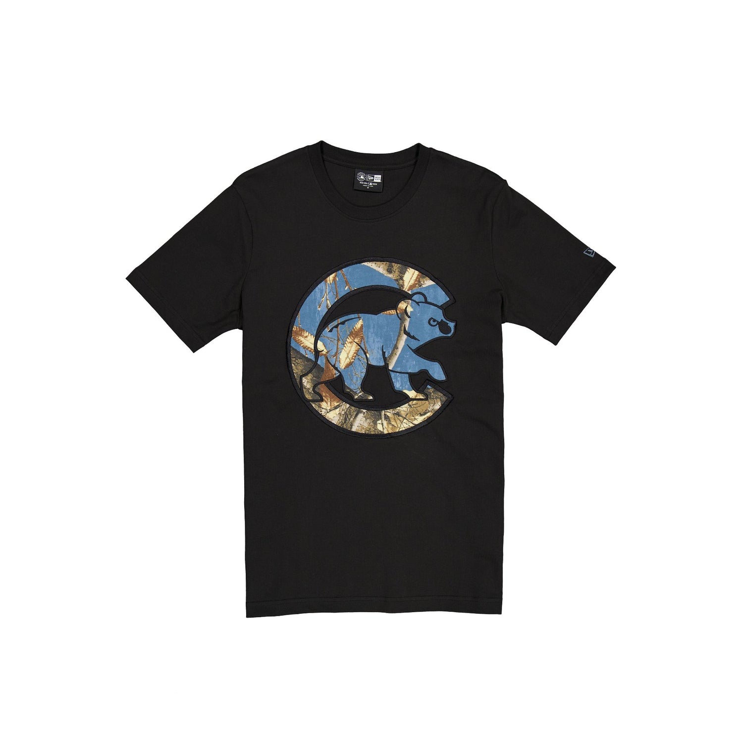 Chicago Cubs Black Realtree T-Shirt