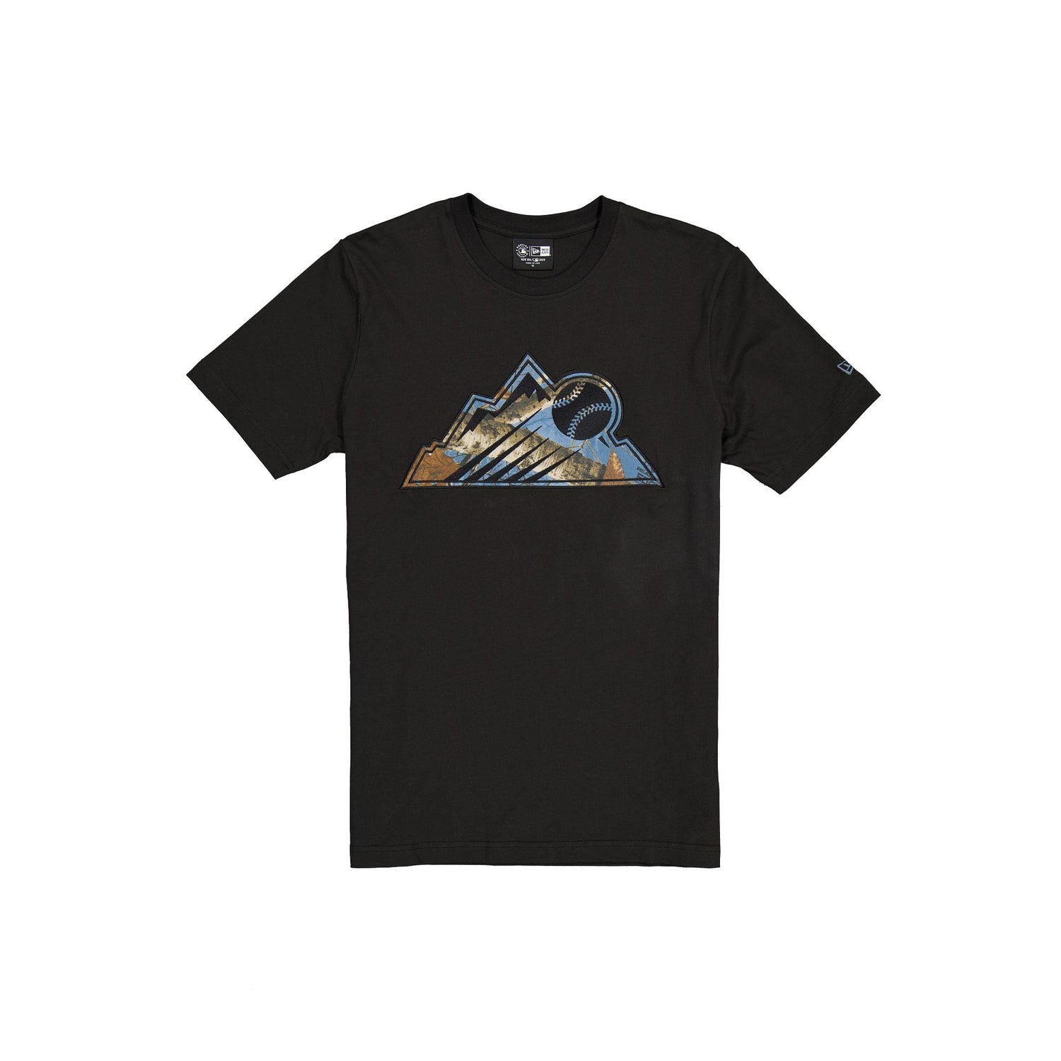 Colorado Rockies Black Realtree T-Shirt