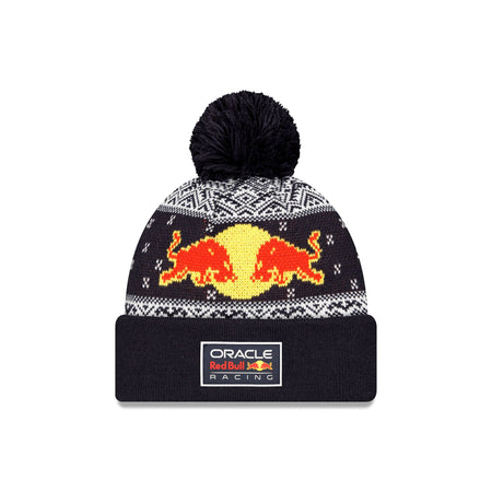 Oracle Red Bull Racing Navy Pom Knit Hat