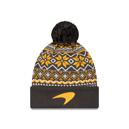 McLaren Formula 1 Team Gray Pom Knit Hat