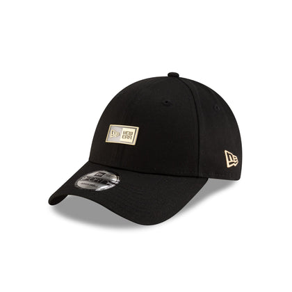 New Era Cap Badge Black 9FORTY Snapback Hat