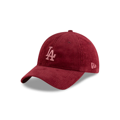 Los Angeles Dodgers Women's Red Velvet Cord 9TWENTY Adjustable Hat