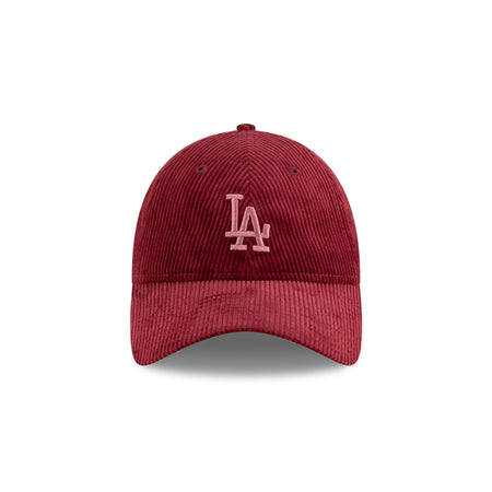 Los Angeles Dodgers Women's Red Velvet Cord 9TWENTY Adjustable Hat