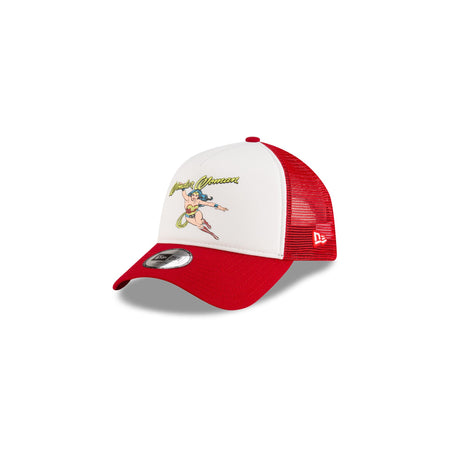 Wonder Woman Kids Scarlet 9FORTY A-Frame Trucker Hat