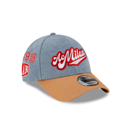 AC Milan Denim 9FORTY Adjustable Hat