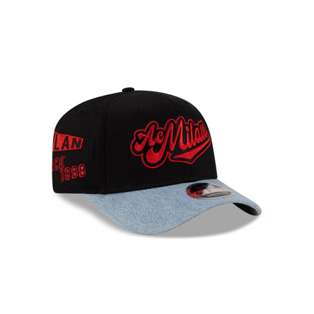 AC Milan Denim Visor 9FIFTY Stretch-Snap Hat