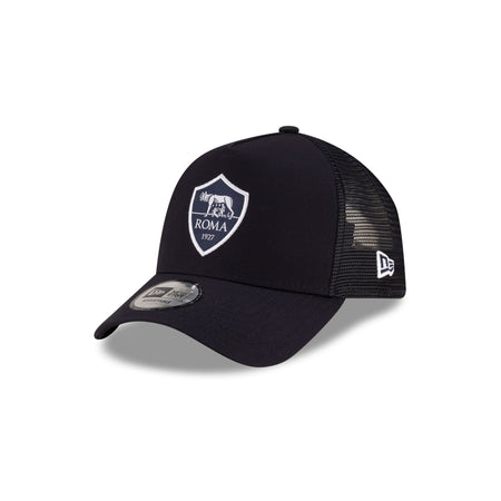 AS Roma Seasonal Navy 9FORTY A-Frame Trucker Hat