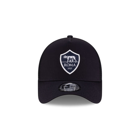 AS Roma Seasonal Navy 9FORTY A-Frame Trucker Hat