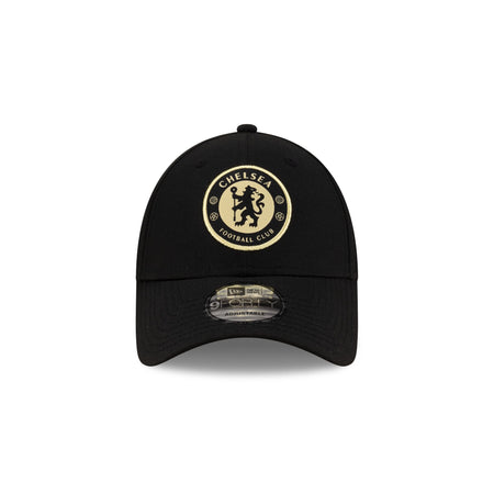 Chelsea FC Lion Crest Repreve Black 9FORTY Adjustable Hat