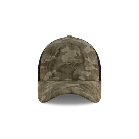 McLaren Formula 1 Team Camo Cord 9FORTY A-Frame Trucker Hat