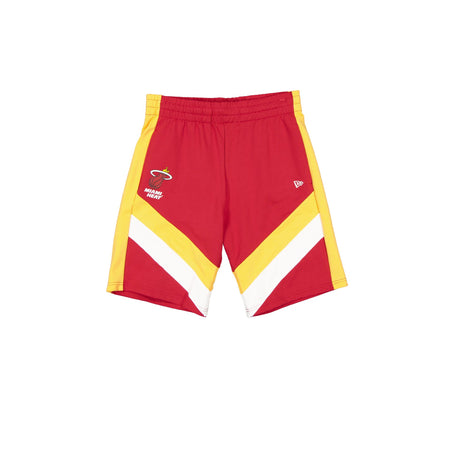 Miami Heat Red Oversized Panel Shorts