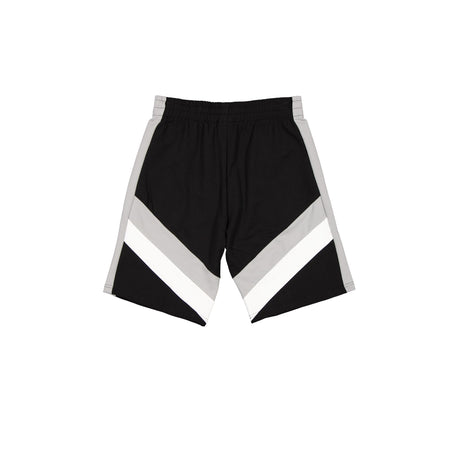 San Antonio Spurs Black Oversized Panel Shorts