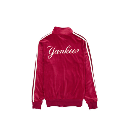 New York Yankees Cherry Jam Velour Track Jacket