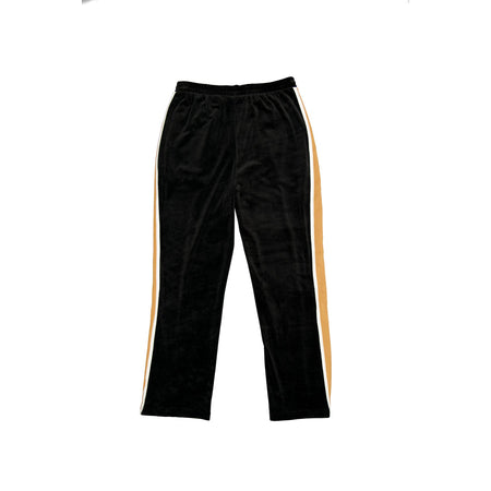 New York Yankees Black Velour Track Pants