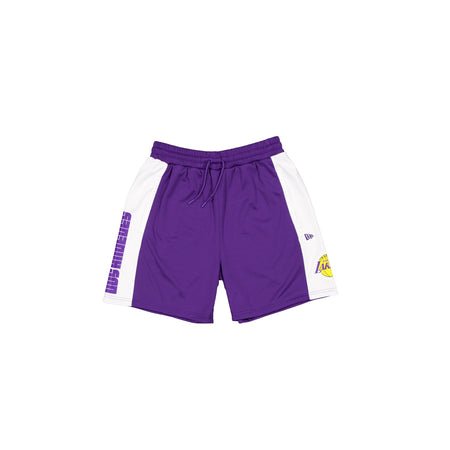 Los Angeles Lakers Purple Graphic Mesh Shorts