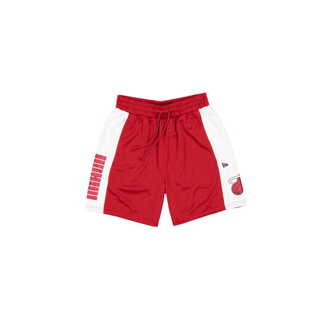 Miami Heat Red Graphic Mesh Shorts