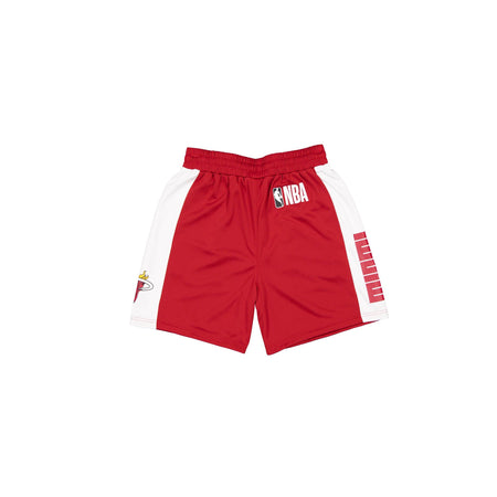 Miami Heat Red Graphic Mesh Shorts