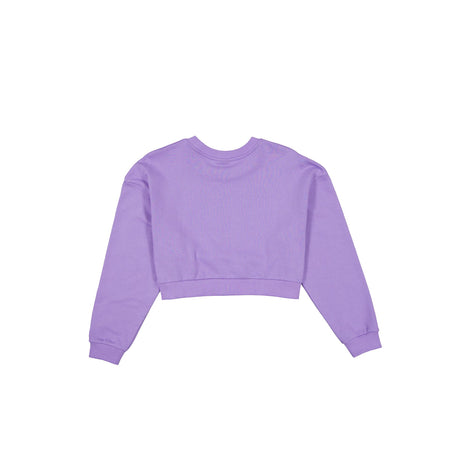 New York Yankees Women's Cropped Mauve Crewneck