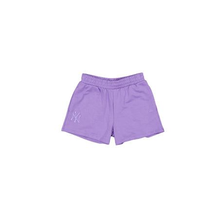 New York Yankees Women's High Waisted Mauve Shorts