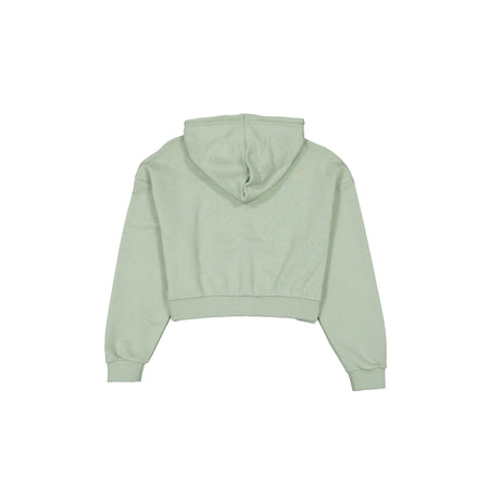 New Era Cap Women's Cropped Everest Green Script Hoodie