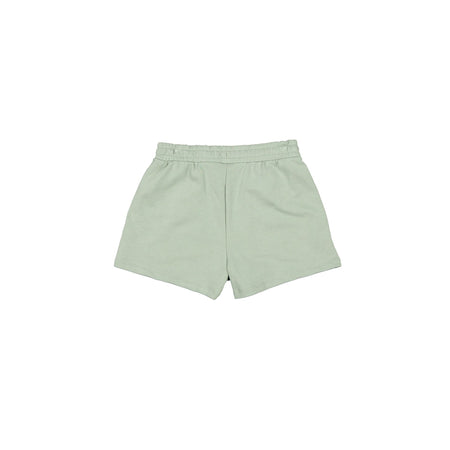 New Era Cap Women's High Waisted Everest Green Script Shorts