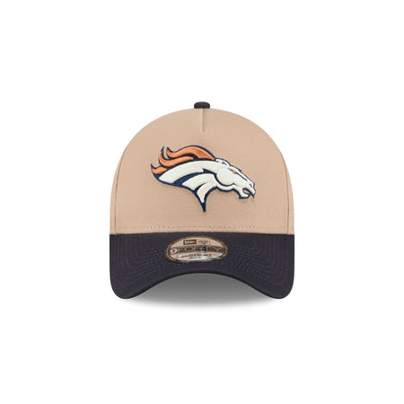 Denver Broncos Beige Khaki 9FORTY A-Frame Snapback Hat